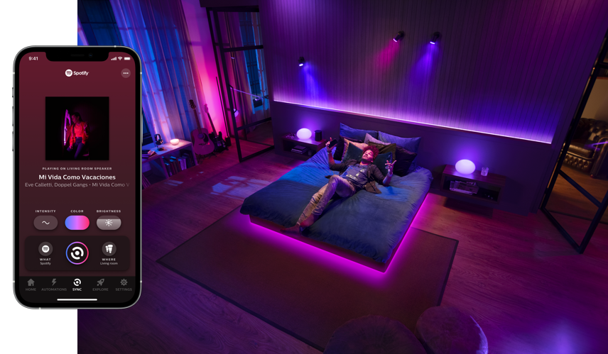 Philips Hue+Spotify